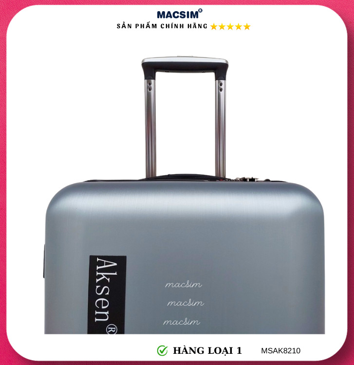 Vali cao cấp Macsim Aksen hàng loại 1 MSAK8210 cỡ 20inch