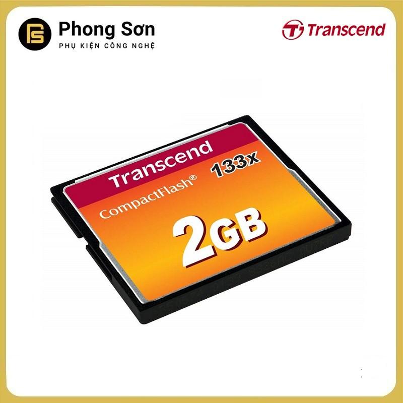 Thẻ nhớ Transcend CF 2GB (133x Speed) Hàng nhập khẩu