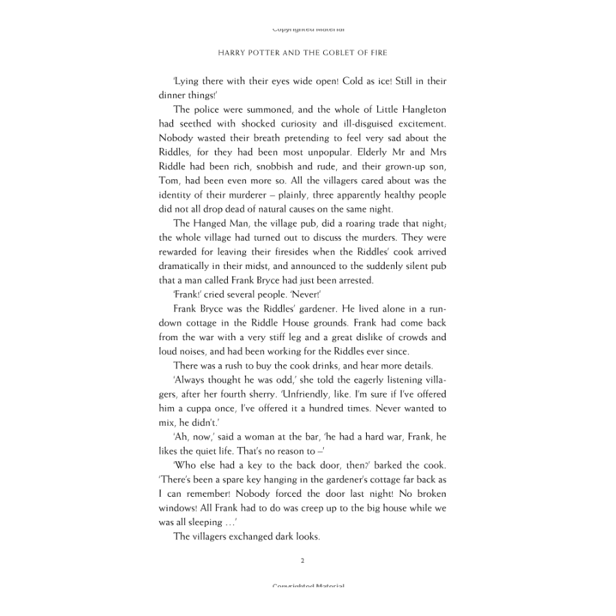 Harry Potter And The Goblet Of Fire