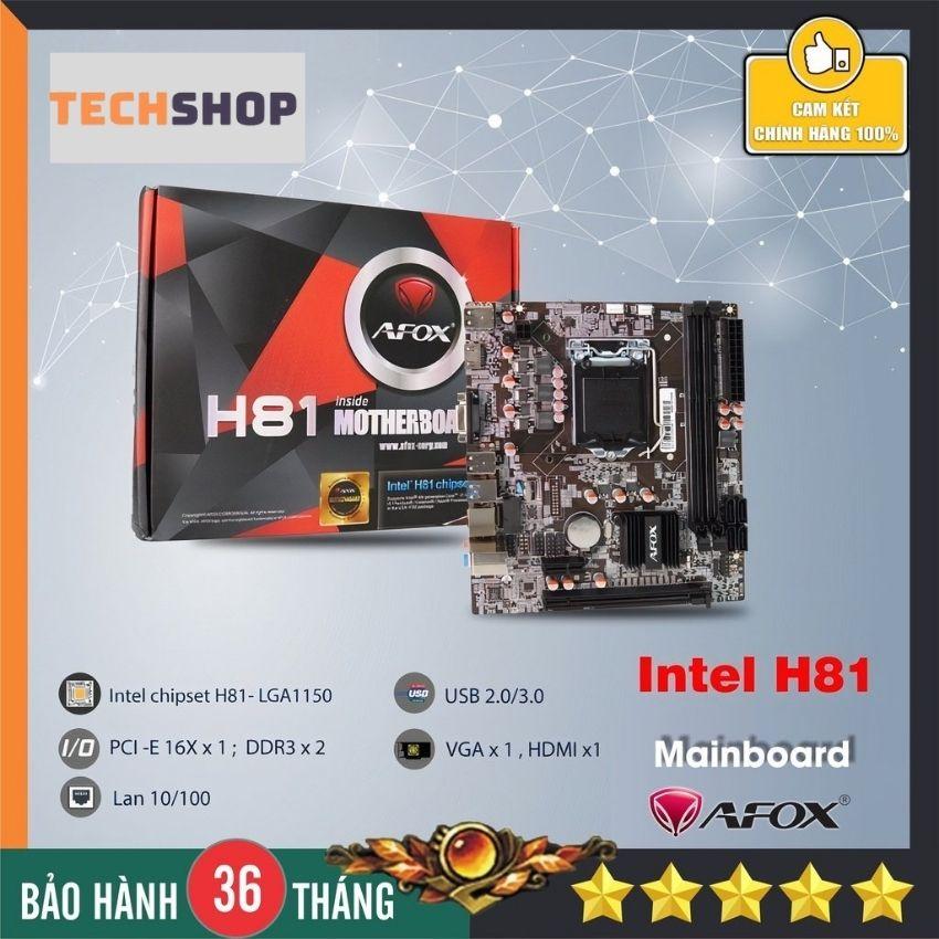 Main H81 AFOX ,Bo mạch chủ máy tính hàng Mới Full box - Hàng chính hãng