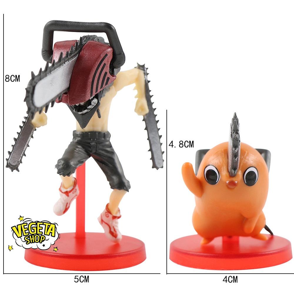 Mô hình Chainsaw Man - Set mô hình nhân vật Denji Pochita Power Aki Hayakawa Makima Reze Quỷ cưa Quỷ máu - Cao 4~16,5cm