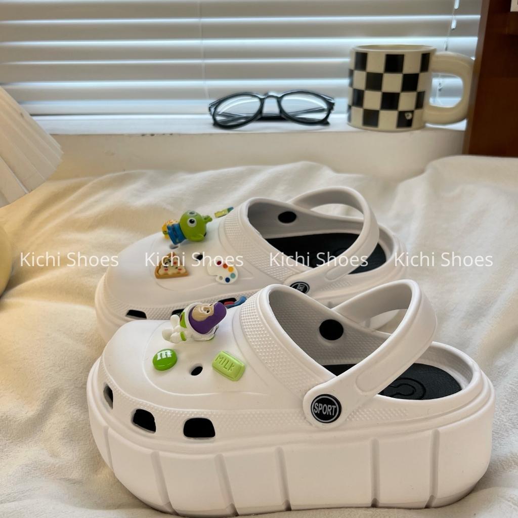 Dép sục đế cao dày phiên bản đặc biệt hình Toy Story Giày sục sandal phong cách ulzzang Kichi