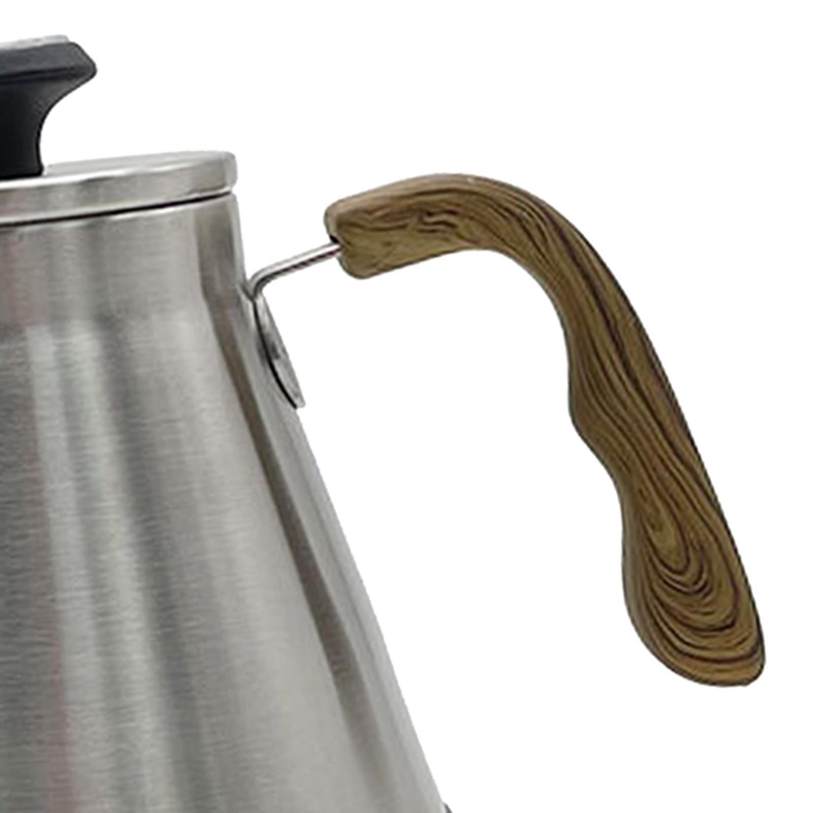 Spout Coffee Pots Coffee Drip Kettle Office Tea Pot 1L Coffee Pot Large Capacity Smooth Gooseneck Kettle Coffee Maker with Lid Coffee Kettle