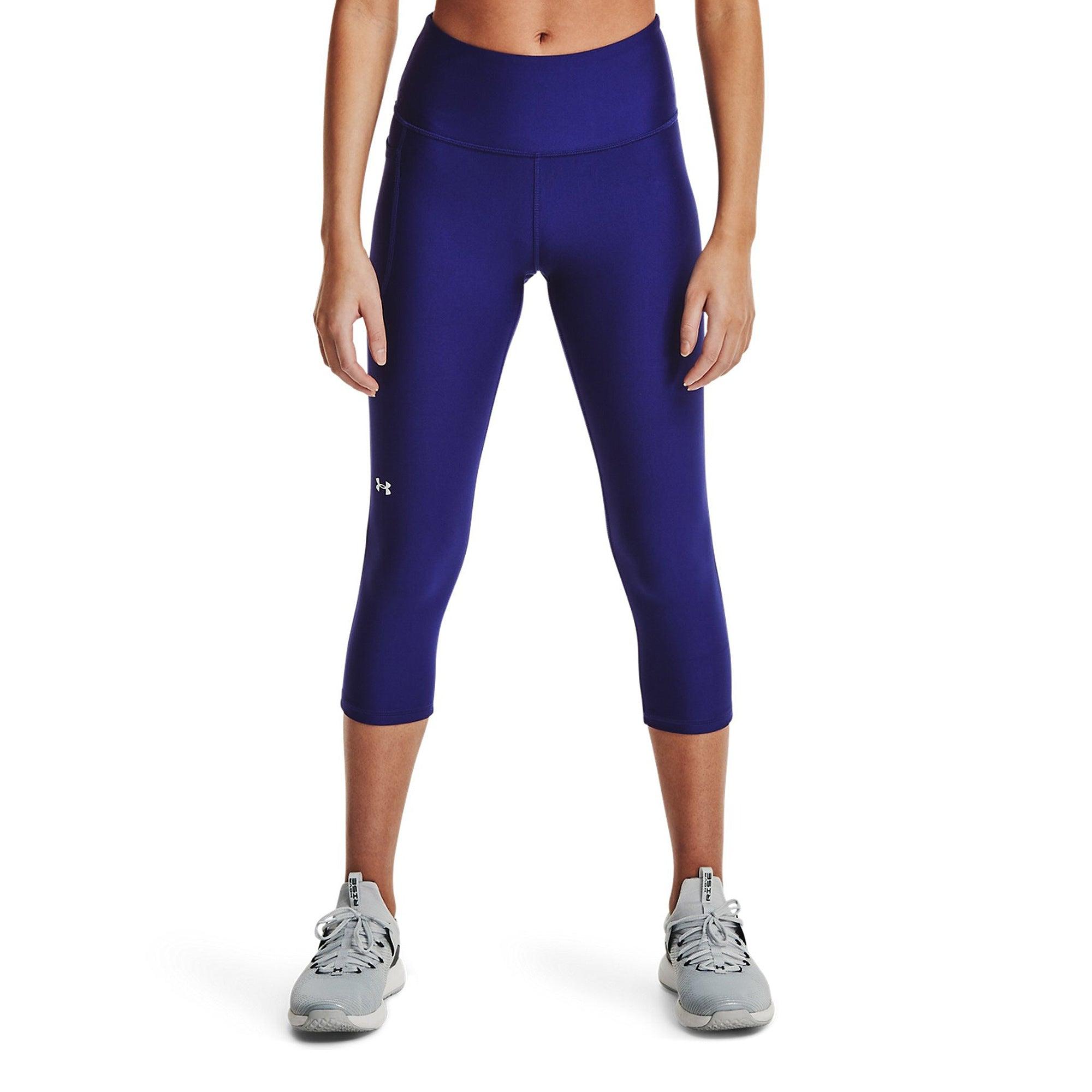 Quần legging thể thao nữ Under Armour HeatGear Armour No-Slip Waistband Capris - 1365334-415