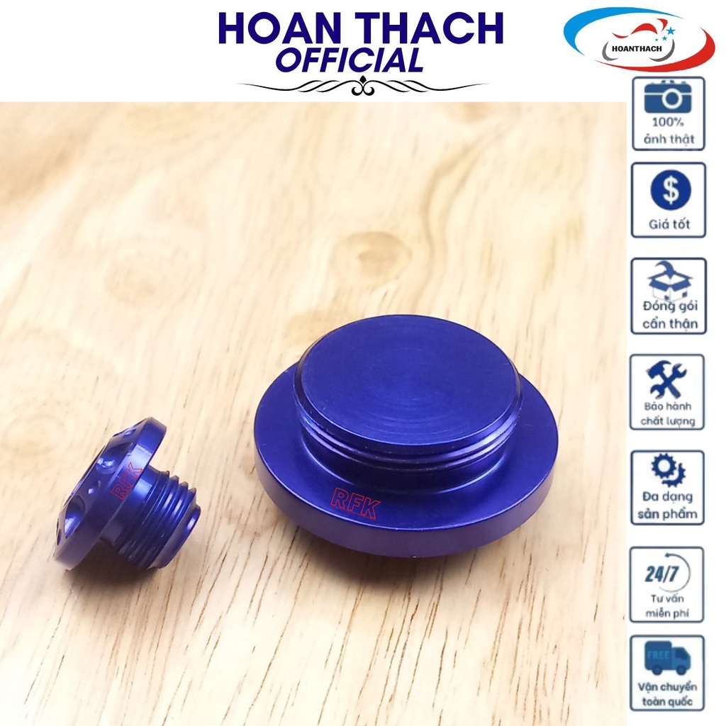 Ốc Mâm Lửa Honda (Màu Xanh) Hàng thường dùng cho nhiều dòng xe HOANTHACH SP001163