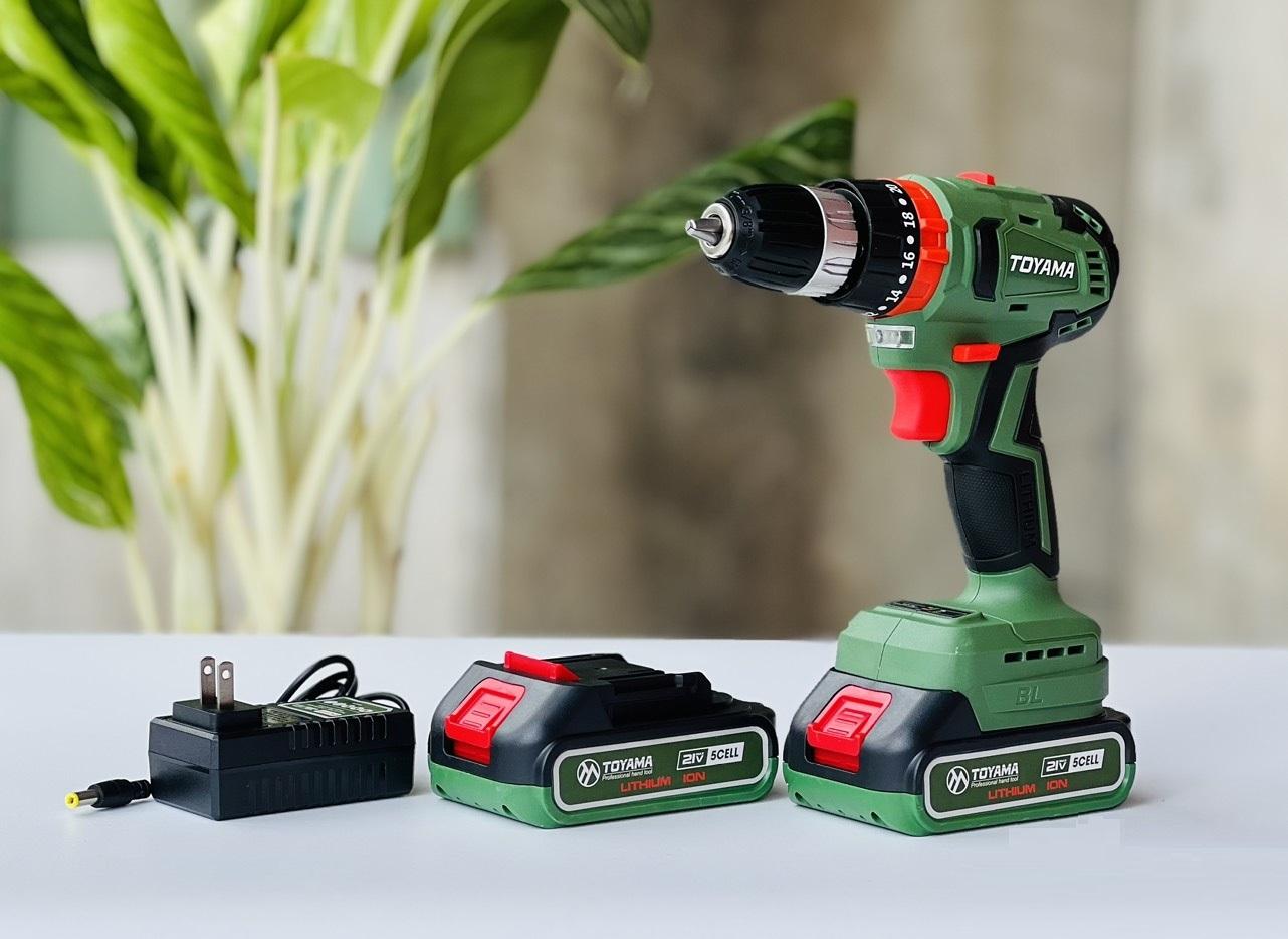 MÁY KHOAN DÙNG PIN 21V 10mm TOYAMA Z-6 - HÀNG CHÍNH HÃNG