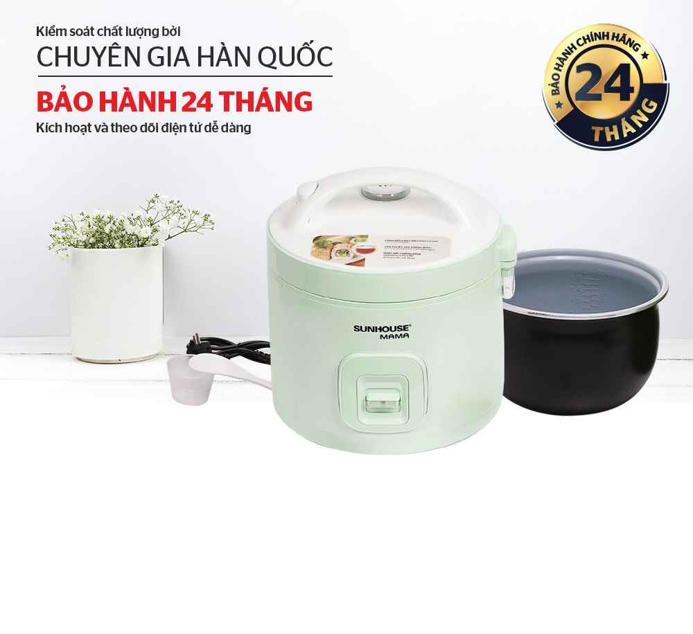 Nồi Cơm Điện 1.8L Sunhouse MaMa SHD8665 - Màu Ngẫu Nhiên - Hàng Chính Hãng