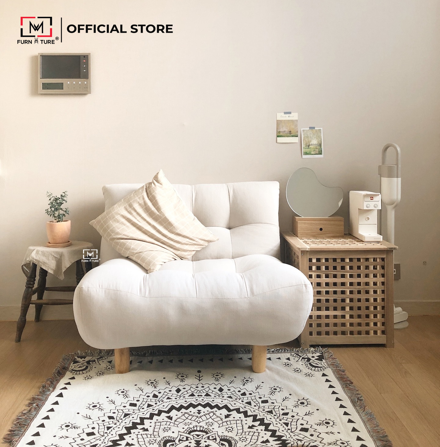 SOFA MINI THƯ GIẢN ĐỘC QUYỀN MWFURNITURE - SOFA TAMY