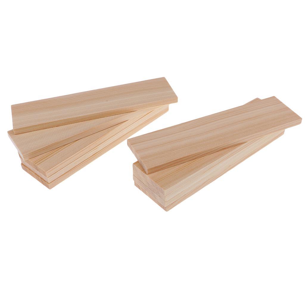 3X 10pcs Pine Wood Sticks Wood Sticks Art Crafts DIY Craft