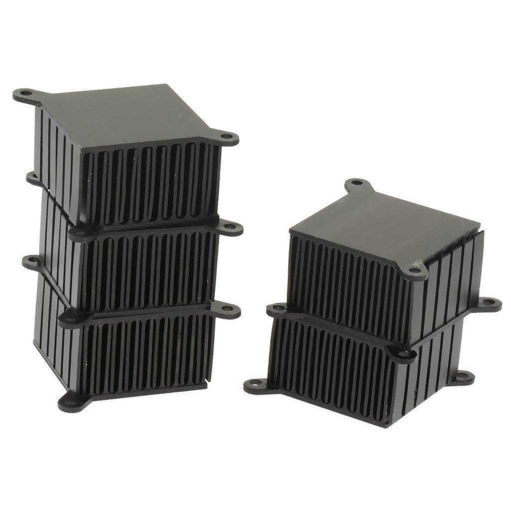 10x Aluminum Heatsink Amplifier Heat Sink Conductivity Cooler Fin 38x38x23mm