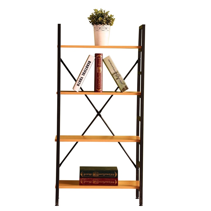 Kệ Gỗ Chân Sắt 4 Tầng Kachi MK244