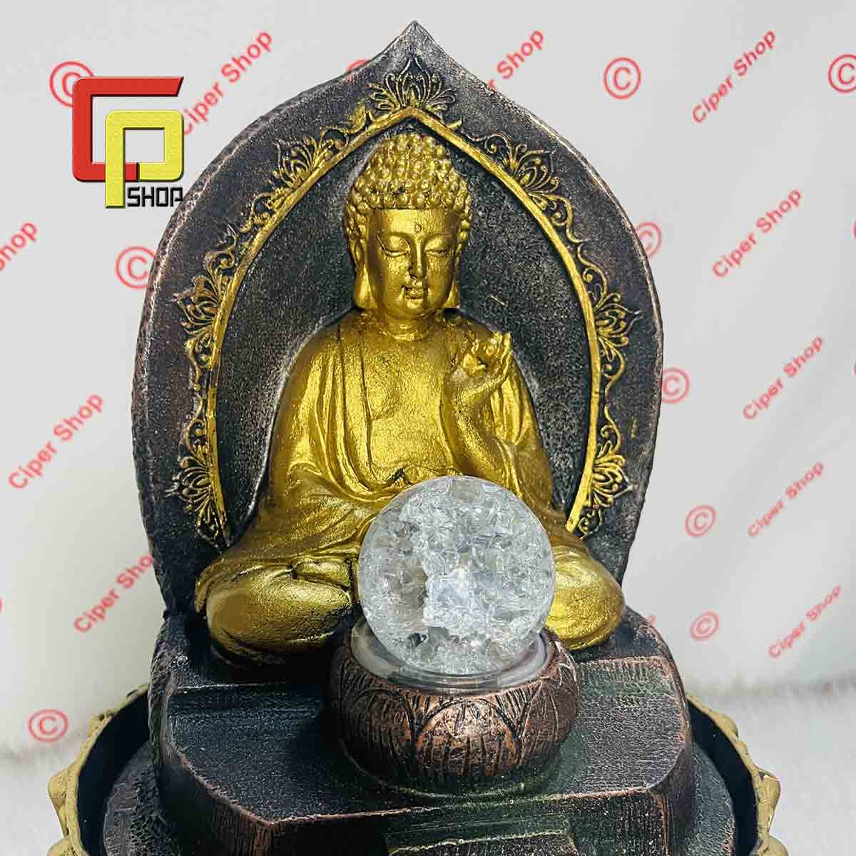 Thác nước Phong Thủy mini - Mẫu Phật Tổ
