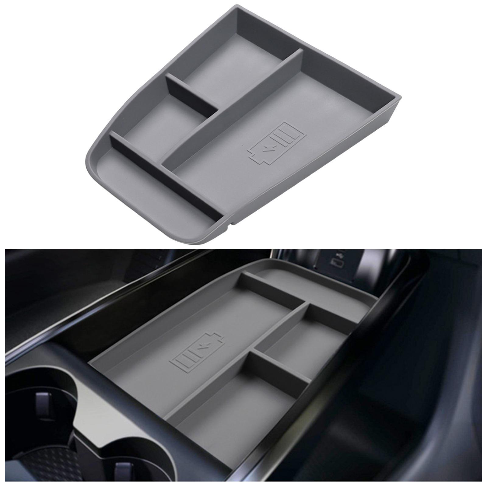 2Pcs Center Console Organizer Tray Fit for Ford Mustang Mach E 2021 2022