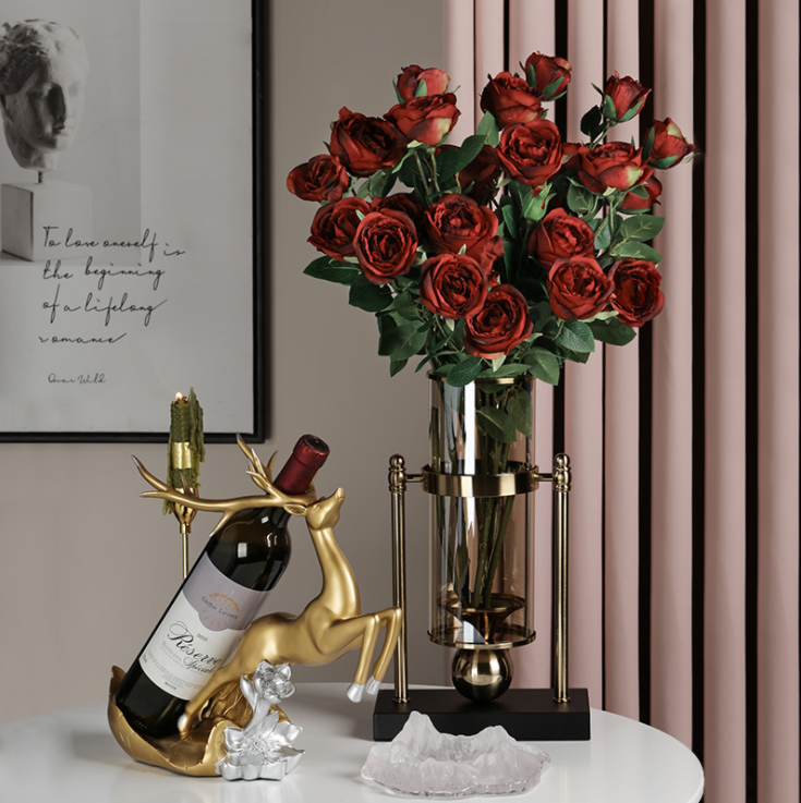 Giá kê Vang Home Decoration trang trí bàn cao cấp HD436