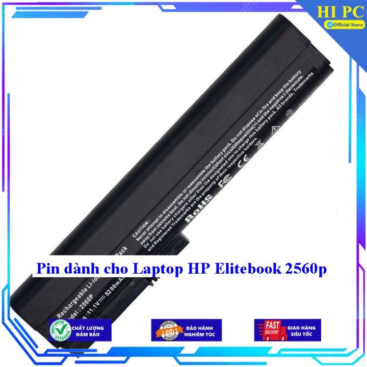Pin dành cho Laptop HP Elitebook 2560p - Hàng Nhập Khẩu
