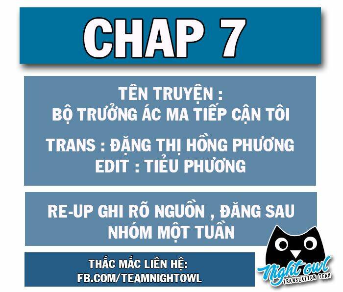 bộ trưởng ác ma tiếp cận tôi chapter 7 1