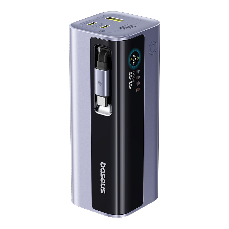 Pin Dự Phòng Baseus EnerGeek GR11 20000mAh 145W 2C+ 1A kèm cáp dây rút Type C - Hàng Chính Hãng
