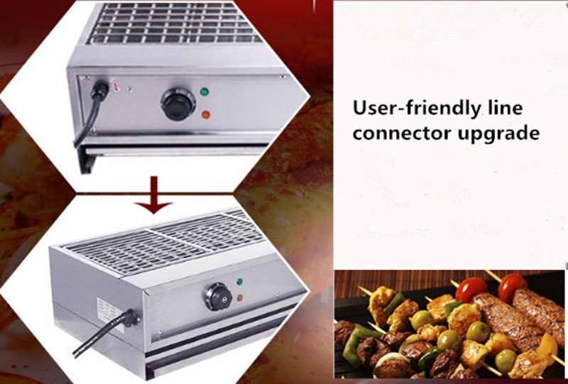 Bếp nướng điện BBQ 70cm công suất lớn 6KW cho nhà hàng quán ăn