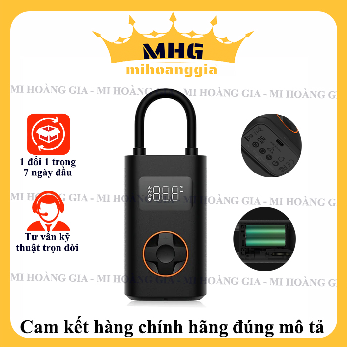 Máy bơm xe cầm tay Xiaomi QICYCLE N2 QJCQBN2 - Hàng nhập khẩu