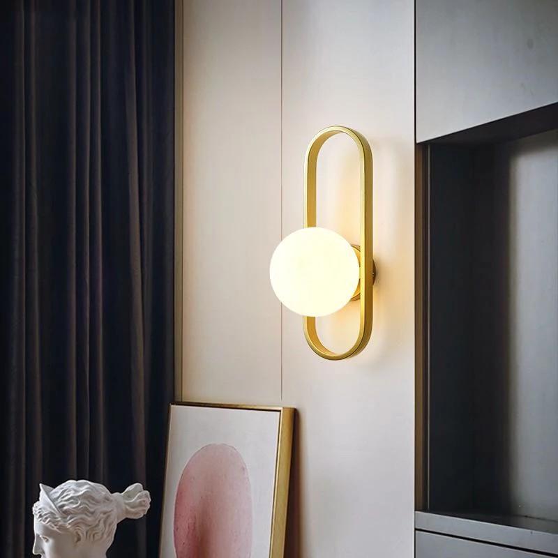 Đèn tường màu vàng,  màu đen phong cách Bắc Âu, đèn tường đẹp, đèn trang trí đèn cầu thang, đèn phòng khách TG1759