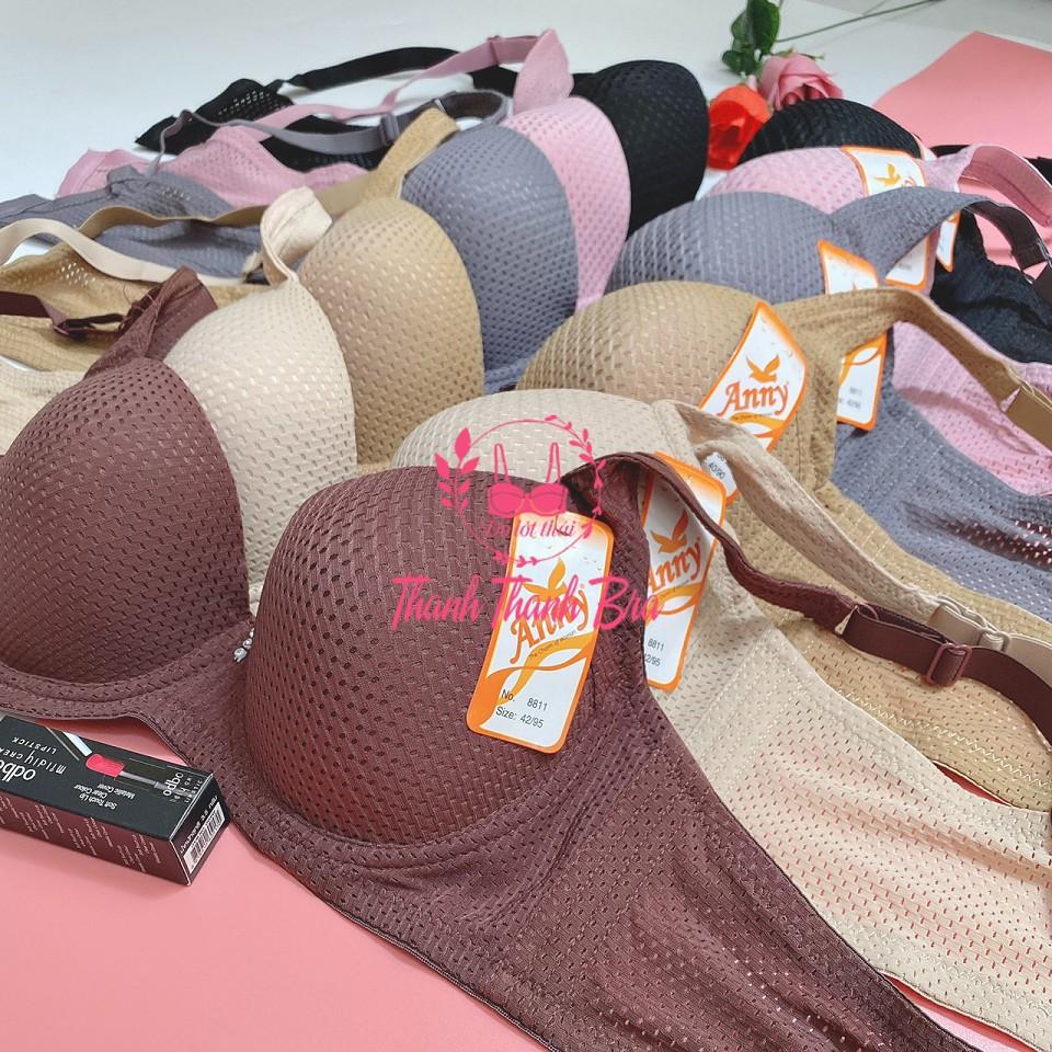 Áo lót Thái Lan Anny 8811 – Áo ngực big size 36-42, vải thông hơi, mặc thoải mái, dễ chịu