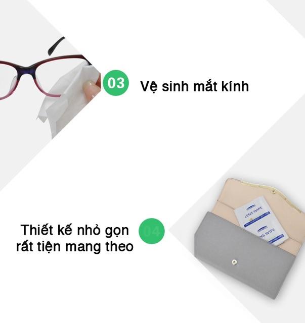 Giấy lau lens Visumall hộp 200 cái - Hàng Chính Hãng