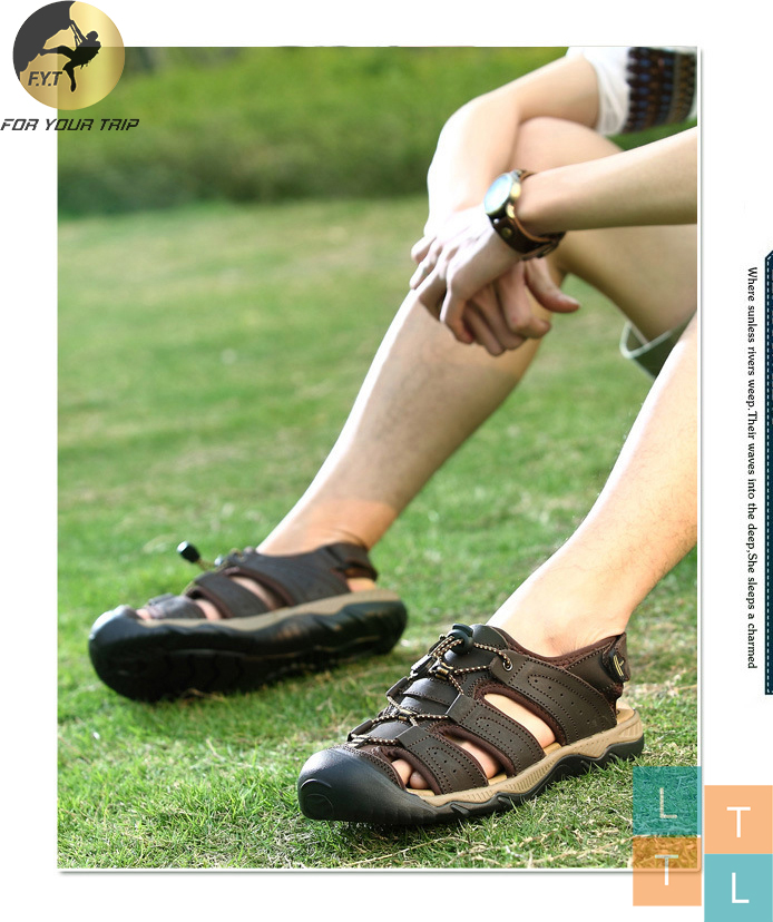 HOT GIÀY SANDAL DA BÒ SIÊU BỀN THIẾT KẾ MỚI NHẤT VỪA RA  AB09