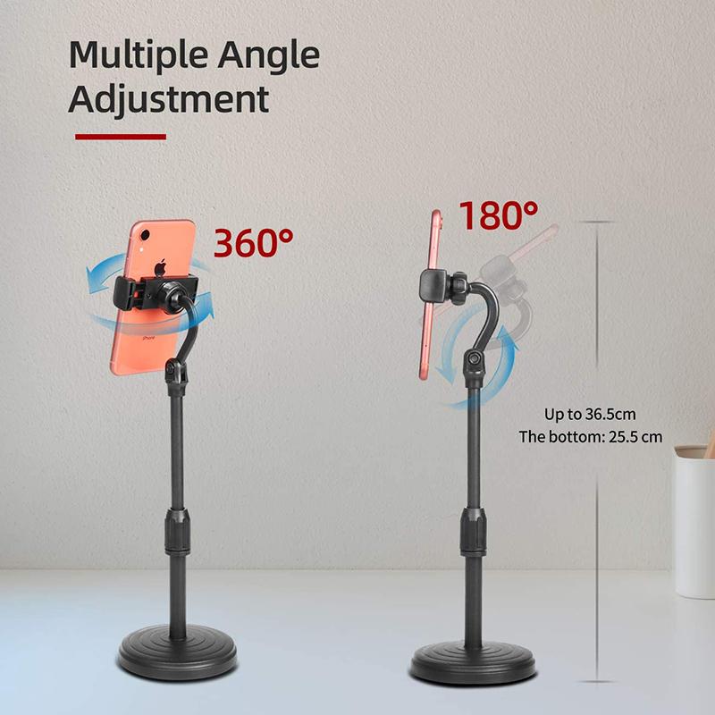 Giá Đỡ Điện Thoại Để Bàn, Quay TikTok, Xem Video Xoay 360 Giá Đỡ Điện Thoại Đỡ Điện Thoại Tăng Giảm Chiều Cao
