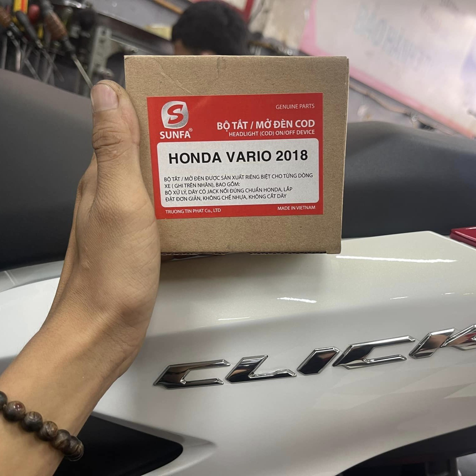 Bộ công tắc đèn Sunfa cho Vario/ Click đời 2018 - 2022 (090032)