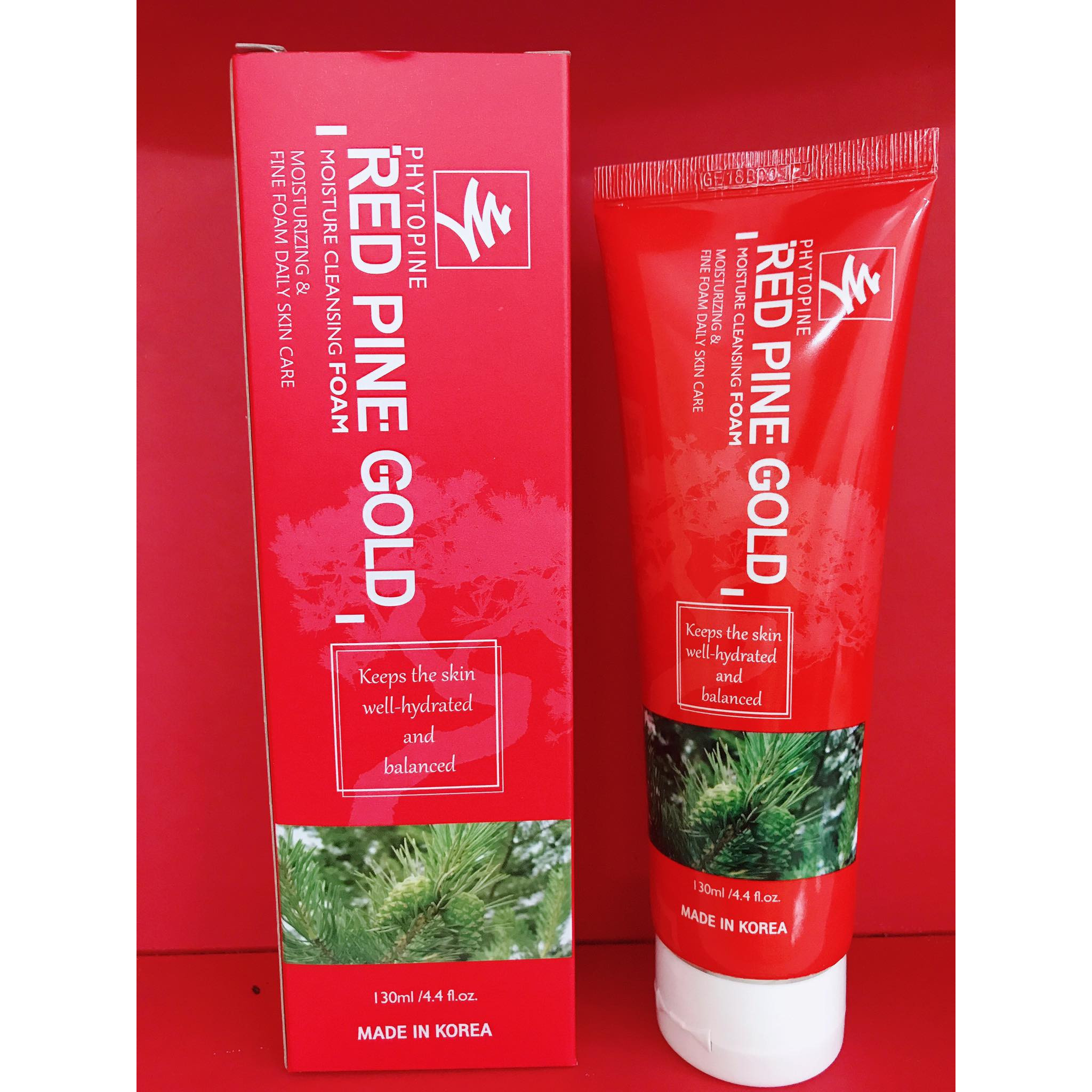 Sữa Rửa Mặt Tinh Dầu Thông Đỏ (Red Pine Gold Moisture Cleansing Foam)