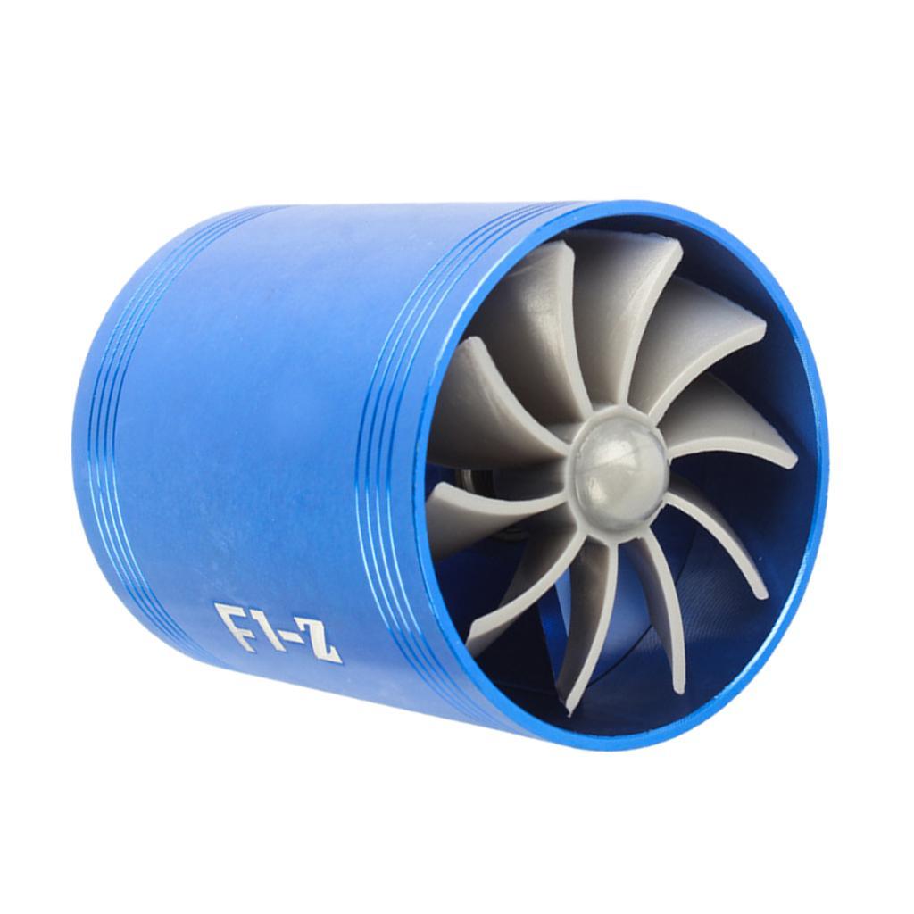 Charger Air  Supercharger Gas Fuel Saver 2.5-2.9inch Blue