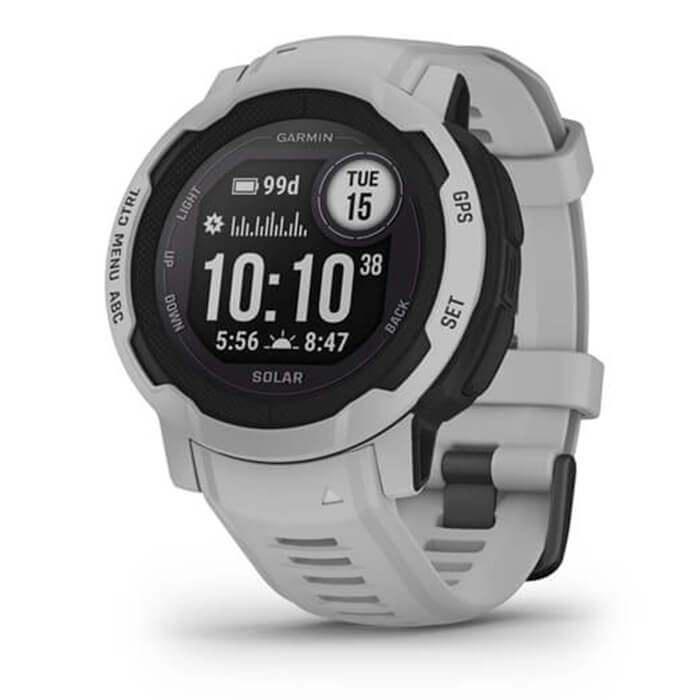 Đồng Hồ Thông Minh Garmin Instinct 2 Solar - Mist Gray (Màu Xám Nhạt) - Hàng Chính Hãng