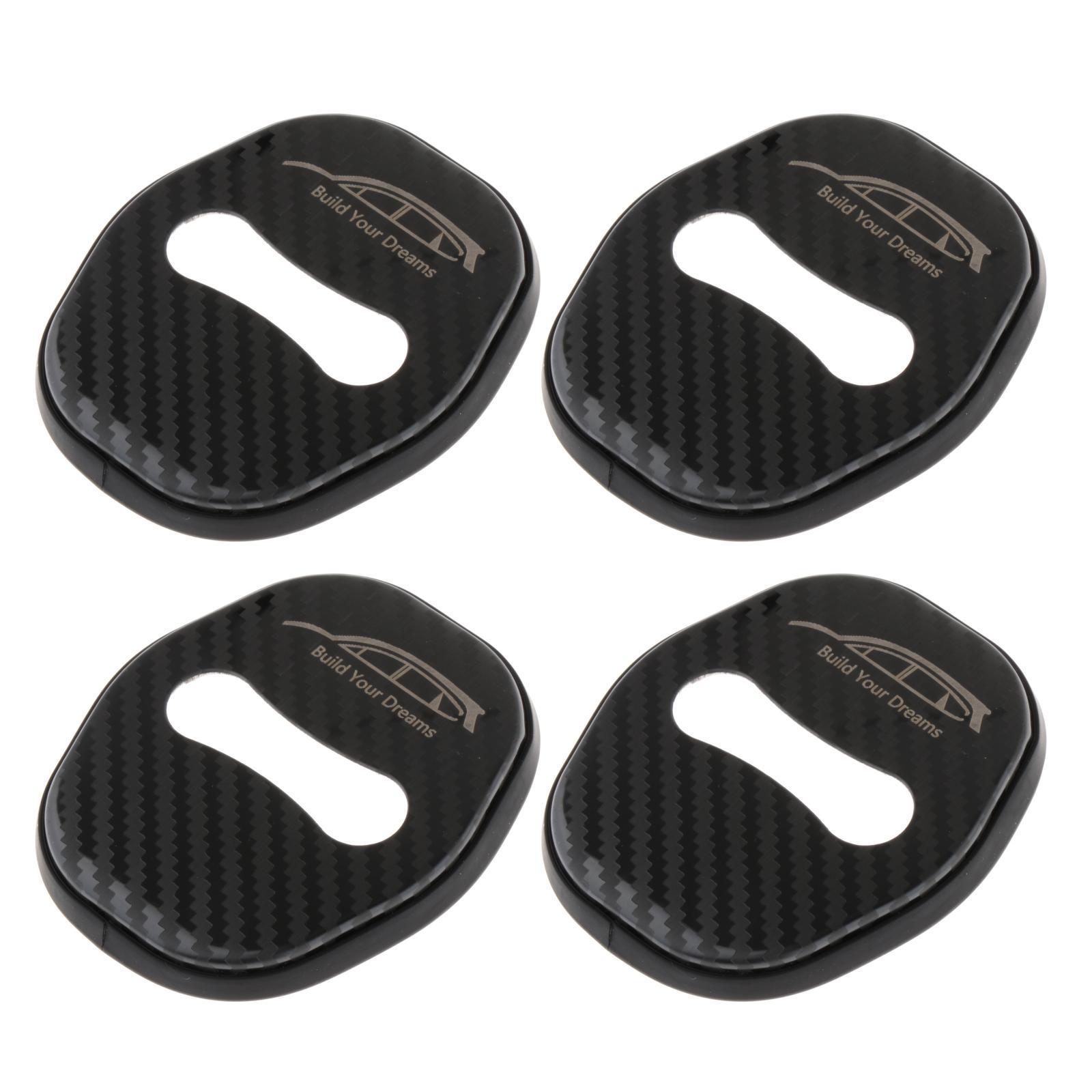 4 Pieces Stainless Steel Door Lock Cover for Byd Atto 3 Yuan Plus