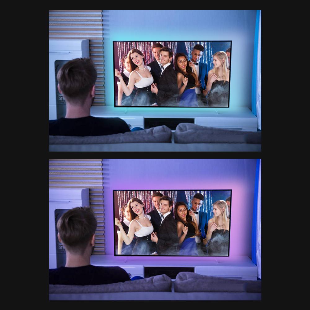 Dải Đèn LED 16.4ft RGB 20 màu không thấm nước Điều Khiển bằng remote