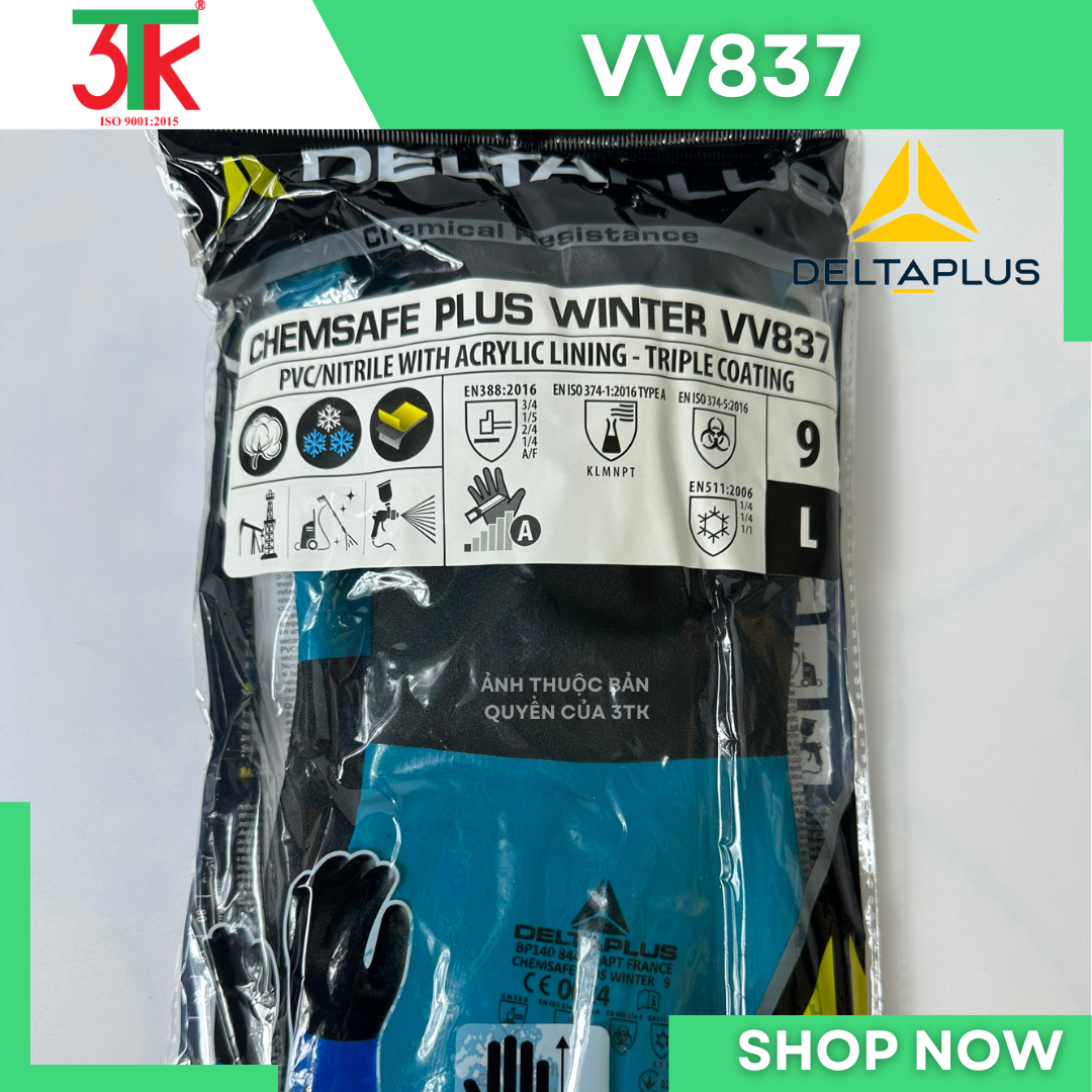 Găng tay Deltaplus VV837 chịu lạnh -40