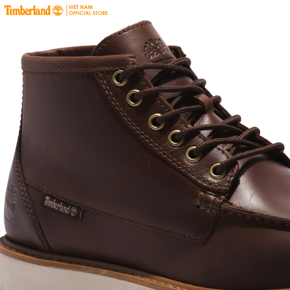 Timberland Giày Nam Newmarket II Boat Chukka Dk Brown Full Grain TB0A65ZF27