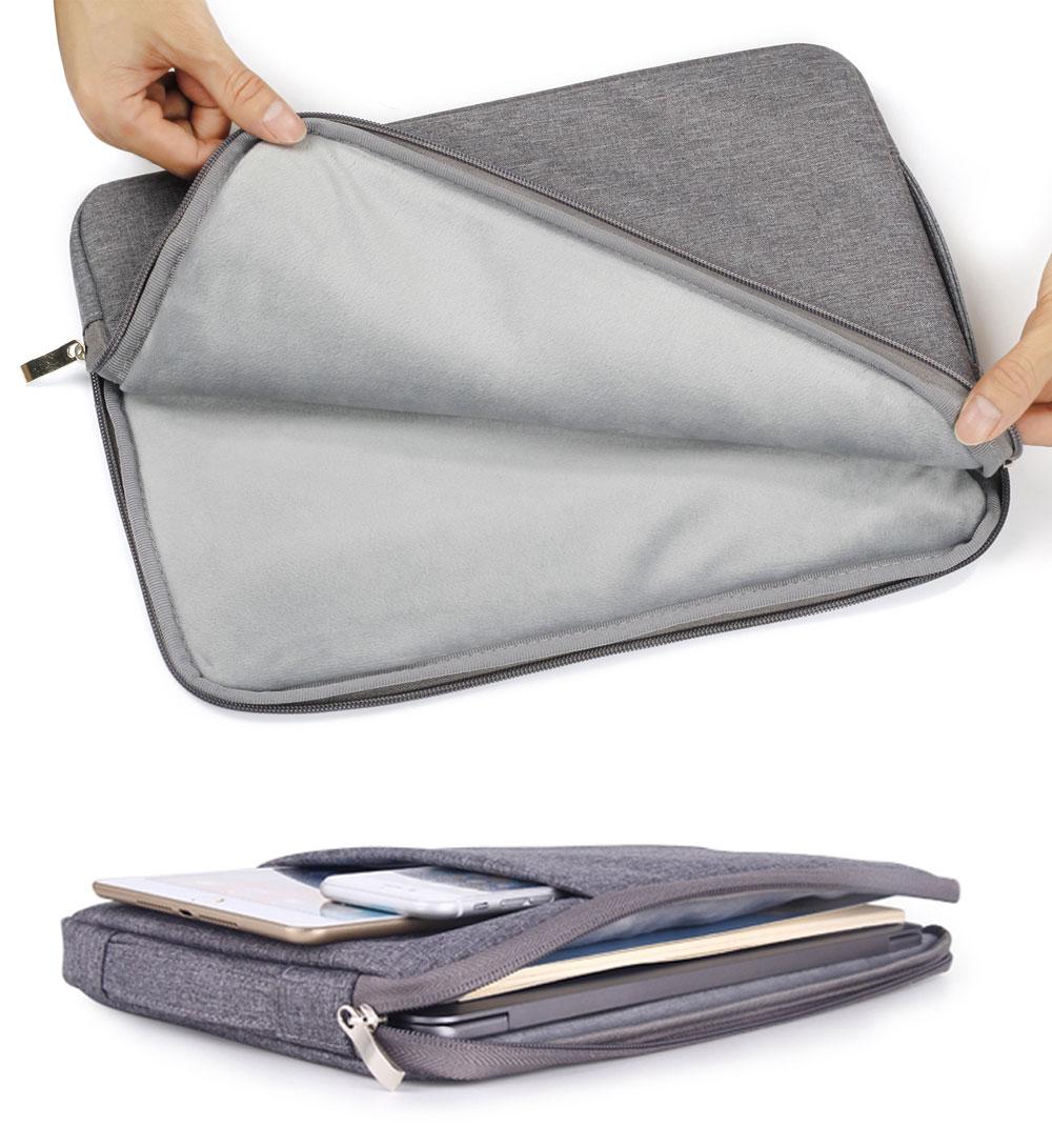 15.6 16 13.3 Inch Đa Chức Năng Túi Đựng Laptop MacBook Lenovo Xiaomi Samsung Huawei Chống Nước Xách Tay Hộp Dây Kéo Lưng tay Áo