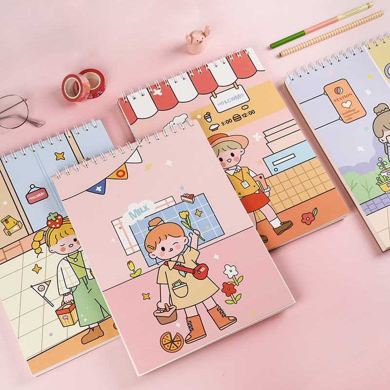 Sổ Ký Hoạ Gáy Lò Xo Cao Cấp A4 Sketchbook - Giao Mẫu Ngẫu Nhiên