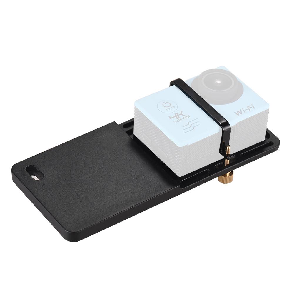 Sports Action Camera Adapter Mount Plate Handheld Gimble Stabilizer Clamp Plate for GoPro Hero 6/5/4/3+ for YI 4K SJCAM