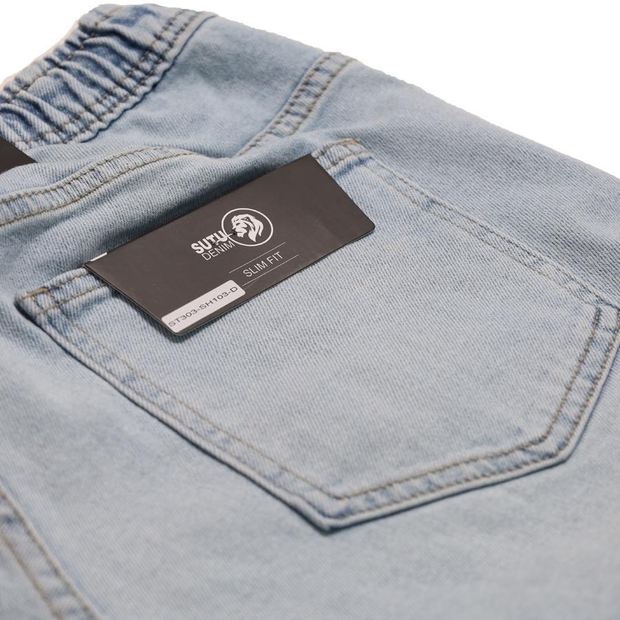 Quần Short Jean Sutu Lưng Thun Trẻ Trung Năng Động Mẫu Mã Đa Dạng Q2AHAS