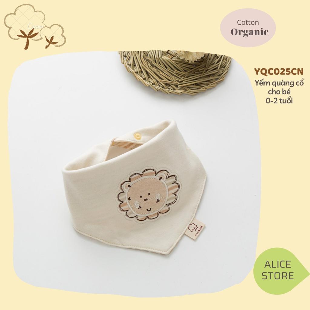 Khăn yếm tam giác cho bé ORGANIC hàng cao cấp 100% SỢI BÔNG COTTON HỮU CƠ TỰ NHIÊN có thêu hoạ tiết cực đẹp