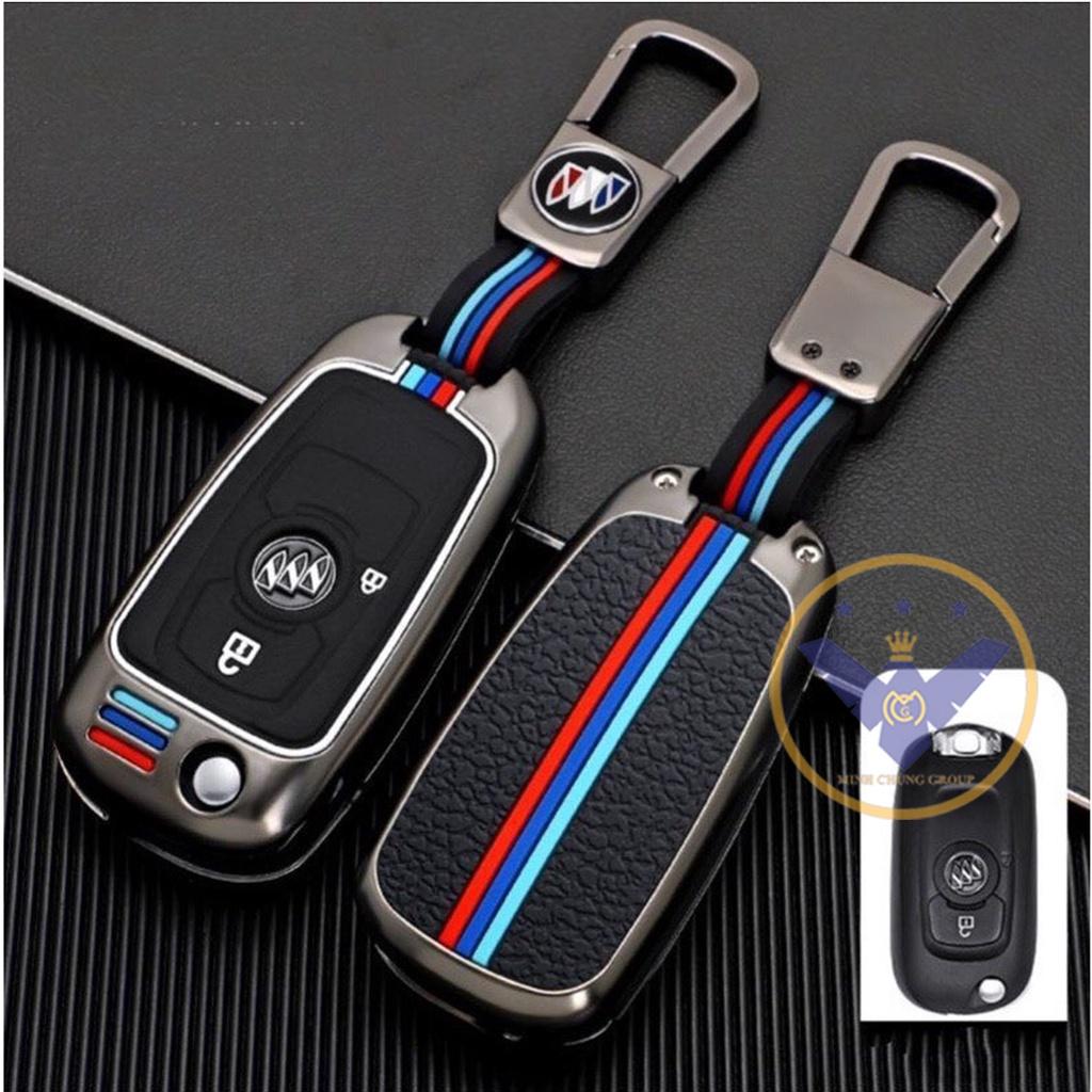 Ốp móc chìa khóa hợp kim cao cấp cho xe Vinfast Fadil - bản 3 nút bấm