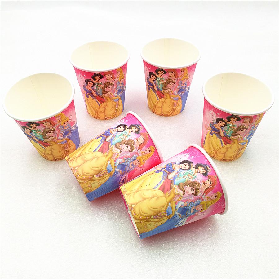82 Cái/bộ Kid Sinh Nhật Tiếp Liệu Công Chúa Khăn Trải Bàn Đĩa Cốc Khăn Ăn Princesa Cho Bé Bộ Đồ Ăn Trang Trí Ủng Hộ