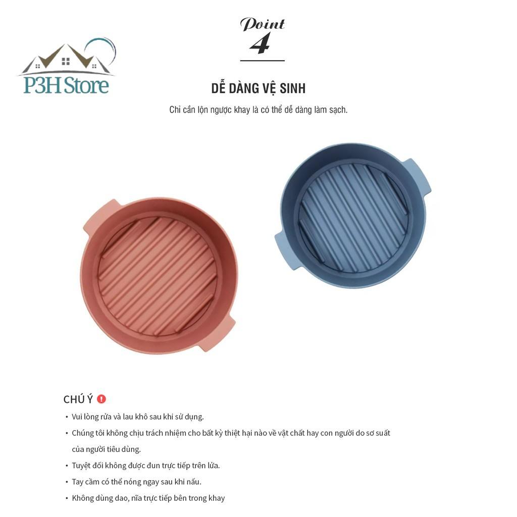 Khay silicone dành cho nồi chiên không dầu và lò vi sóng Lock&Lock 3.5L và 5L, CKB002 CKB003 chịu nhiệt độ cao dễ dàng vệ sinh