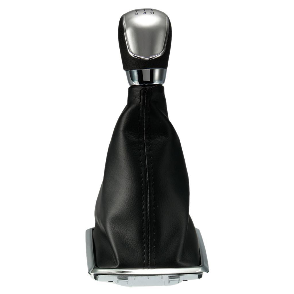 5-Speed Gear Knob Gaitor Boot Cover PU Leather for 2005-08