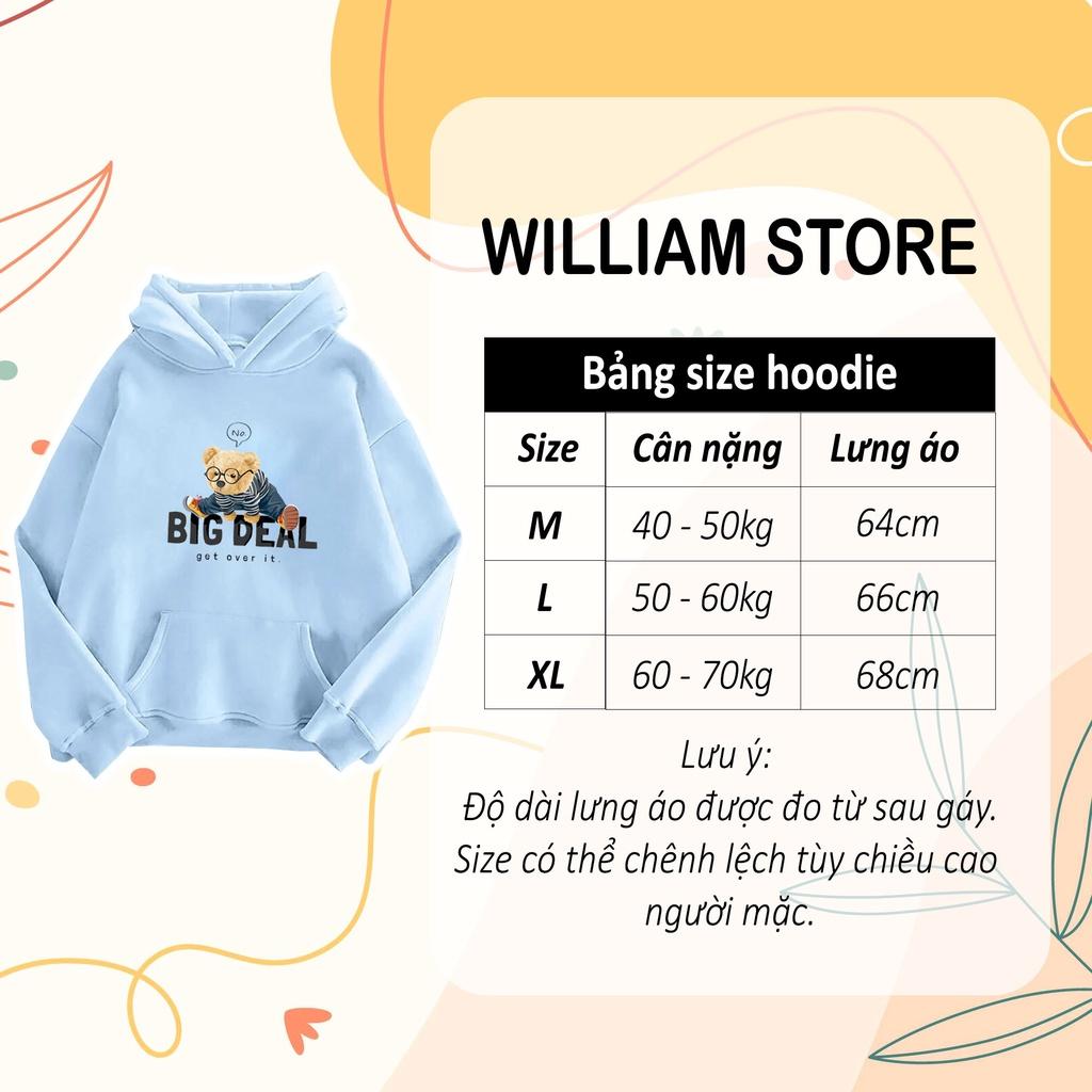 Áo hoodie nam nữ in hình Thỏ dễ thương, chất nỉ dày dặn, nón 2 lớp, thích hợp làm áo cặp