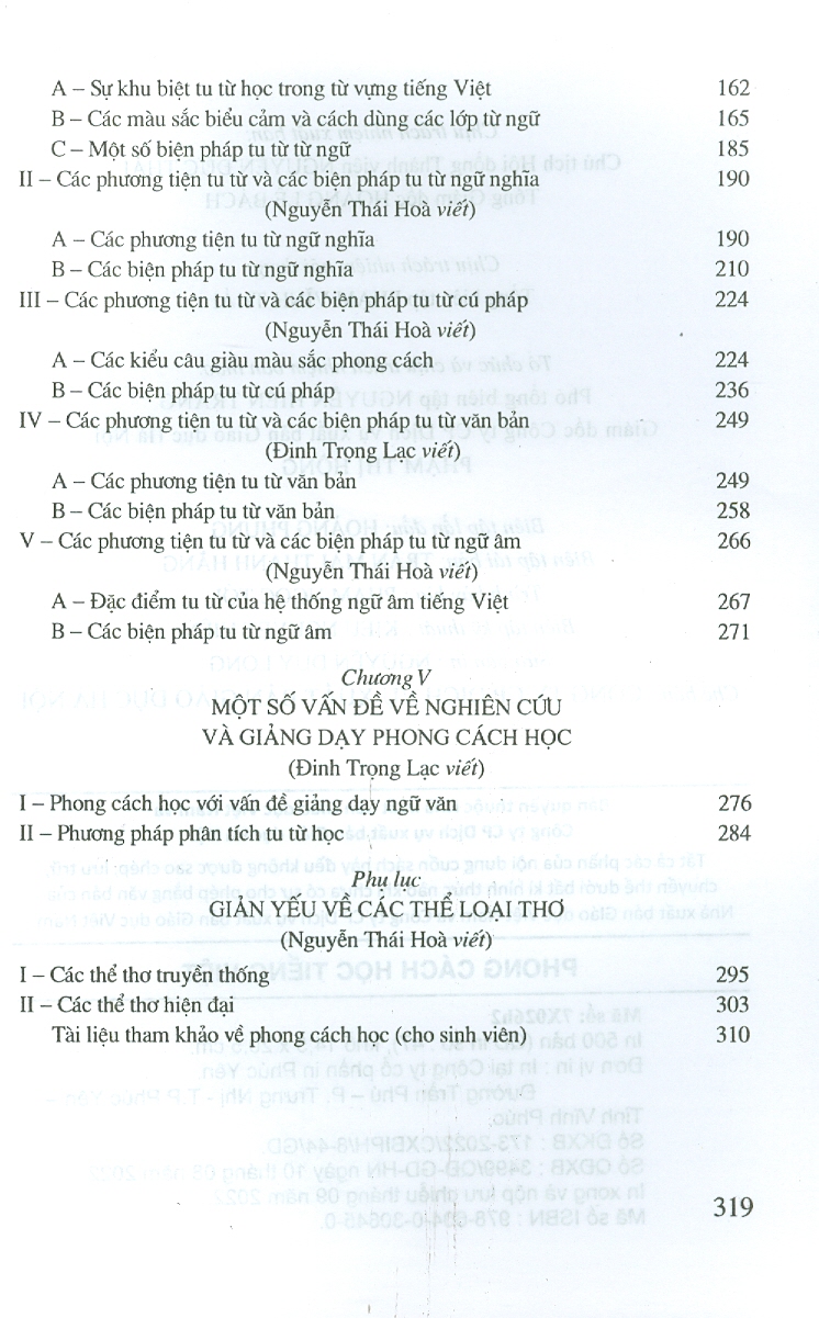 PHONG CÁCH HỌC TIẾNG VIỆT (Tái bản lần thứ mười bốn)