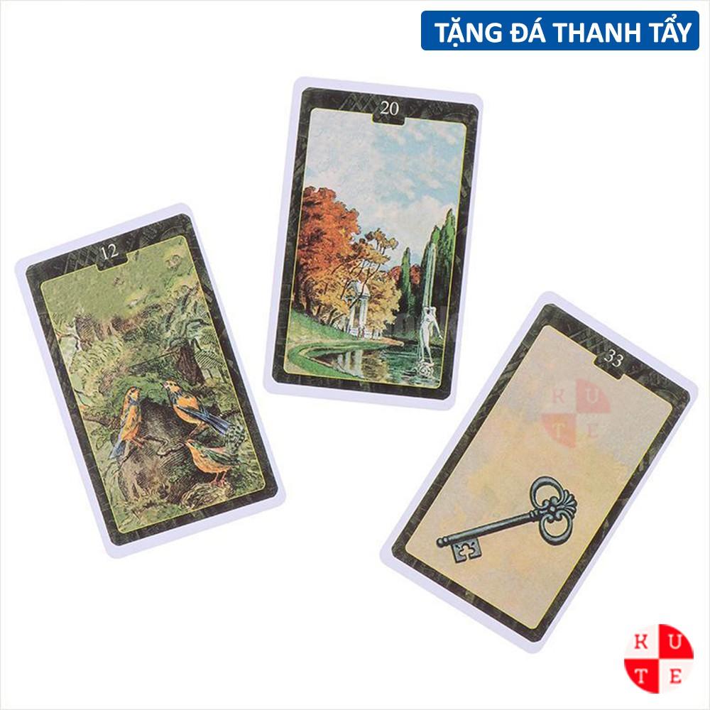 Bài Oracle Lo Scarabeo Lenormand 36 Lá Bài Tặng Đá Thanh Tẩy