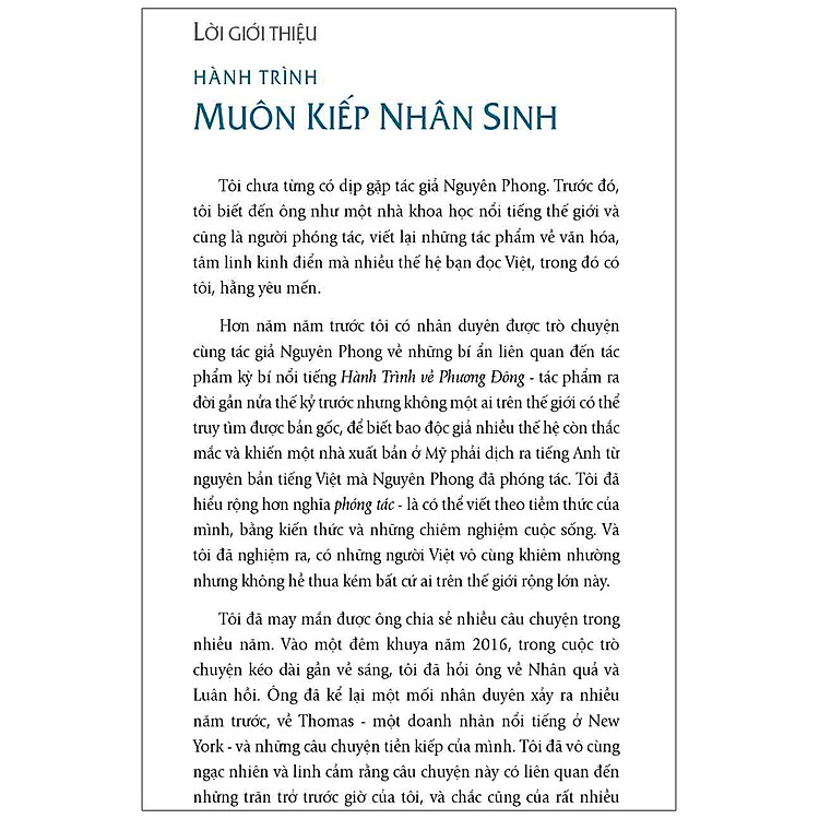 Sách Muôn Kiếp Nhân Sinh - Nguyên Phong