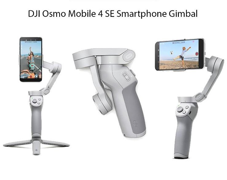 Tay cầm chống rung cho điện thoại DJI Osmo Mobile 4 SE, Hàng chính hãng